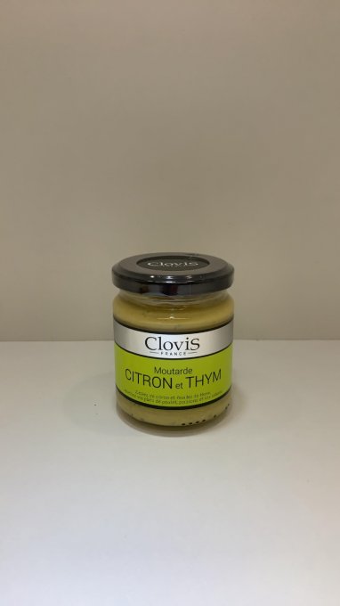 Moutarde Citron et Thym